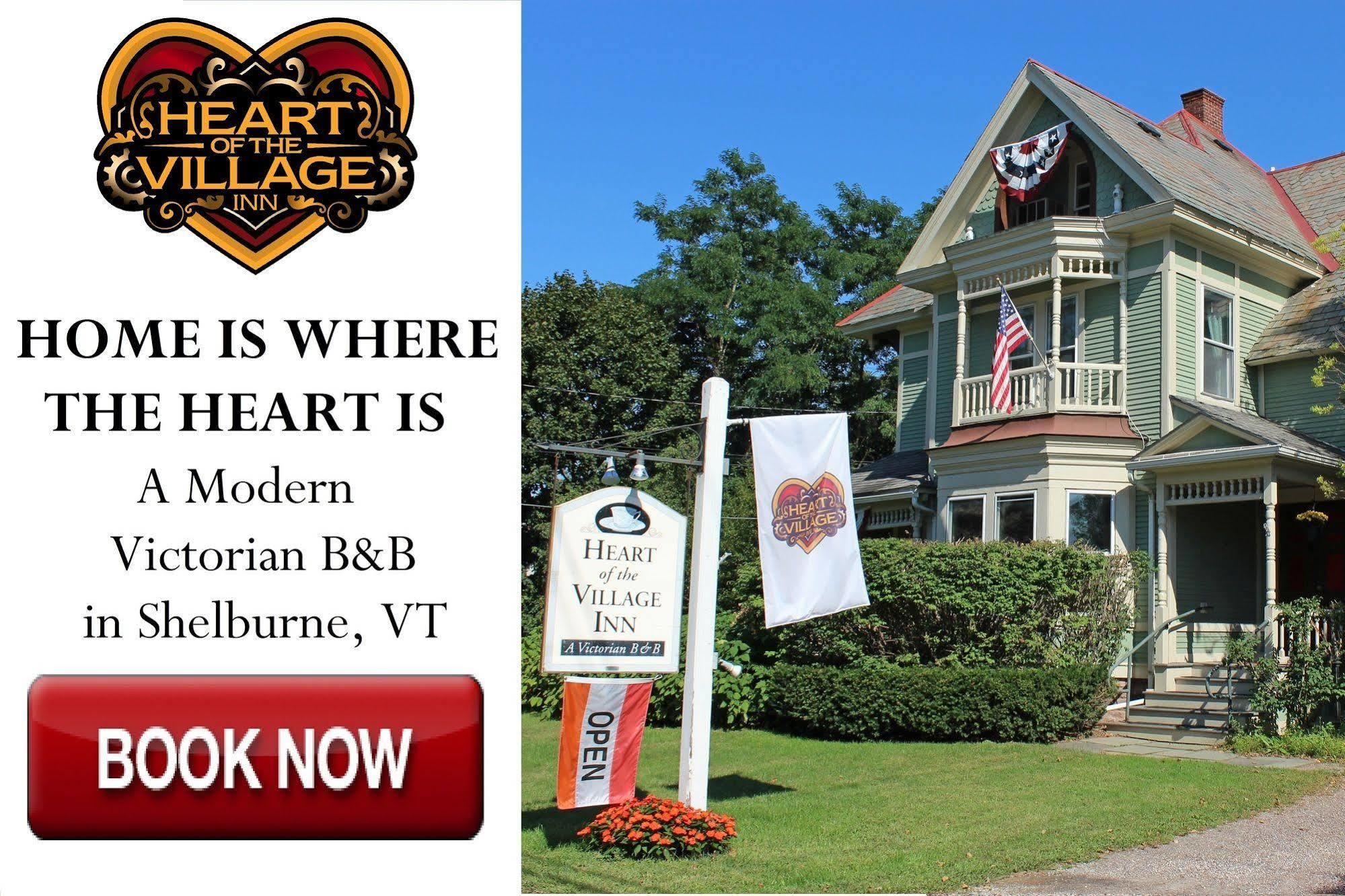 Heart Of The Village Bed & Breakfast In Shelburne Vt Exterior photo